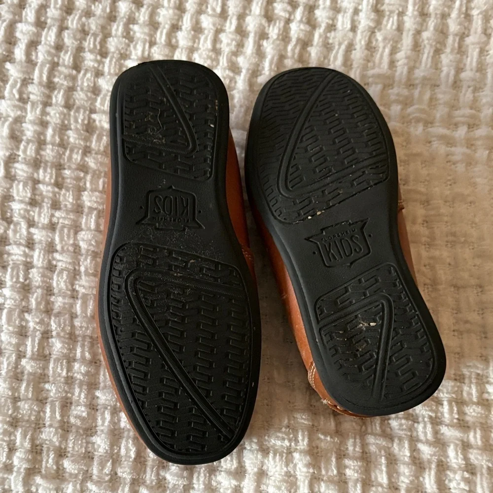 Florsheim Kids' Jasper Jr Venetian Loafers Brown/Tan Leather Gently Loved 11 1/2
